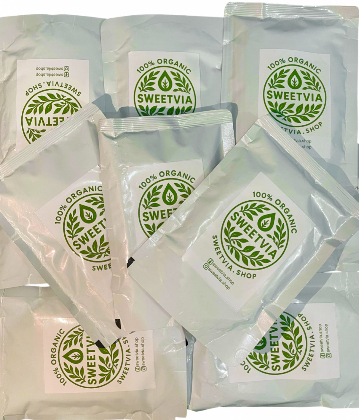 SWEETVIA – Organic Plant-Based Stevia Sweetener | Zero Sugar, Zero Calories | 100g
