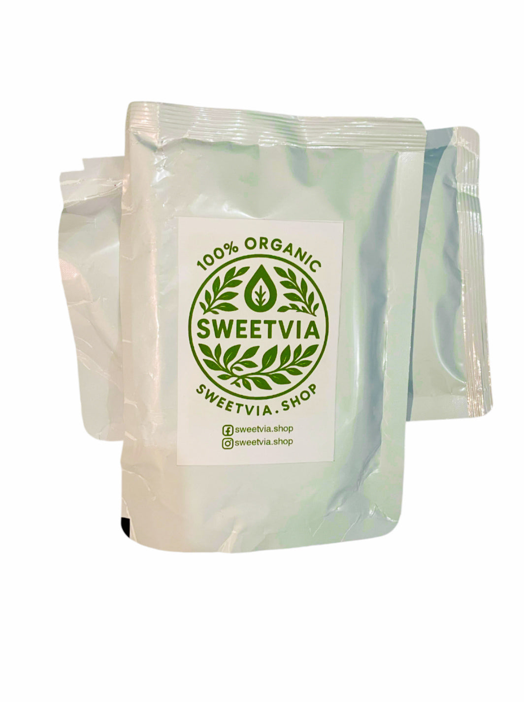 SWEETVIA – Organic Plant-Based Stevia Sweetener | Zero Sugar, Zero Calories | 100g