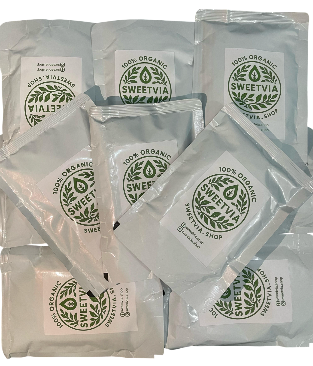 SWEETVIA – Organic Plant-Based Stevia Sweetener | Zero Sugar, Zero Calories | 100g